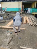Persiapan pengecoran tiang
